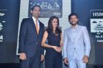 Farhan Akhtar launches HSBC and Makemytrip credit card in Grand Hyatt, Mumbai on 27th Jan 2012 (146).JPG